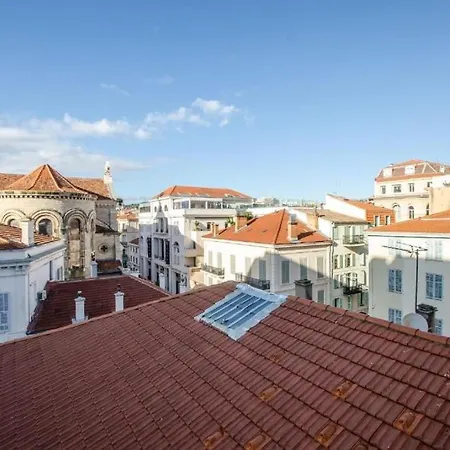 Lisa's Rooftop - Toit-terrasse A 2mn Du Palais Et Des Plages De La Croisette アパート カンヌ